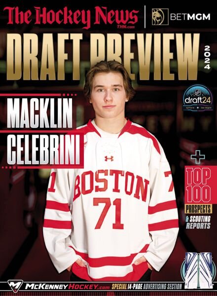 The Hockey News – Draft Preview 2024 Cover
