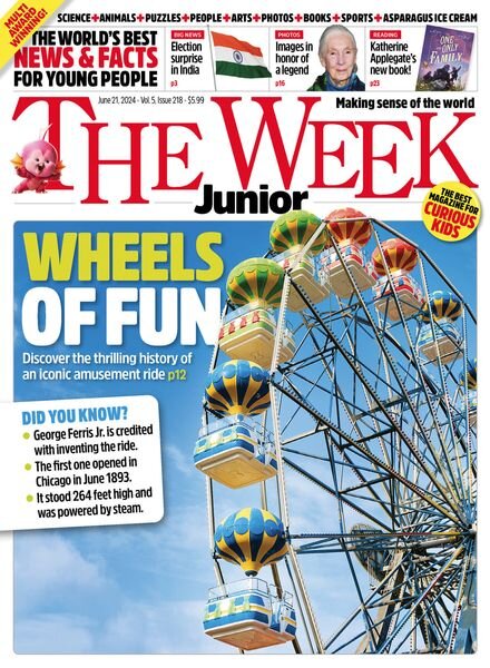 The Week Junior USA – Issue 218 – June 21 2024 Cover