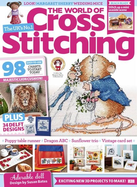 The World of Cross Stitching – August 2024 Cover