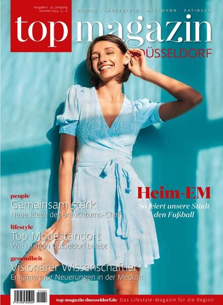 Top Magazin Dusseldorf – Sommer 2024 Cover