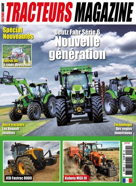 Tracteurs Magazine – Juillet-Aout-Septembre 2024 Cover