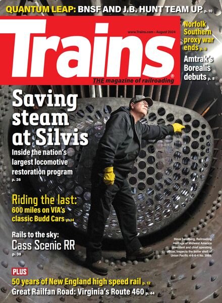 Trains – August 2024 Cover