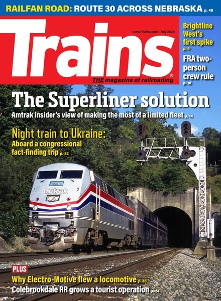 Trains – July 2024 Cover