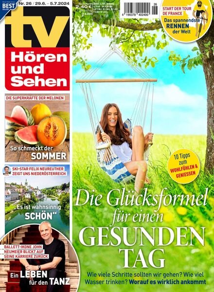 TV Horen und Sehen – 21 Juni 2024 Cover