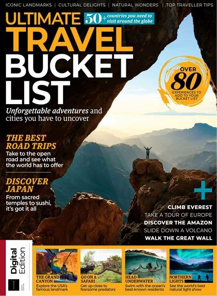 Ultimate Travel Bucket List Tenth – June 2024 Cover