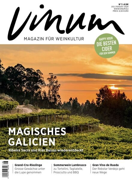 Vinum – Juli 2024 Cover