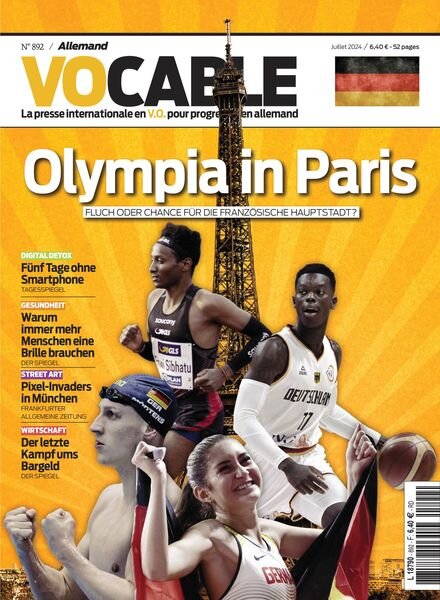 Vocable Allemand – 28 Juillet 2024 Cover