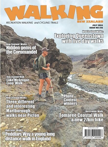 Walking New Zealand – July 2024 Cover