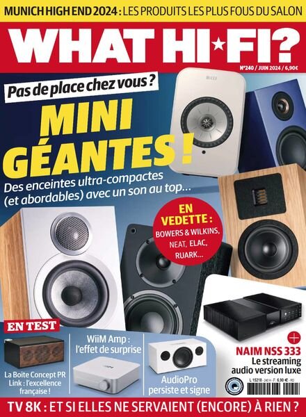 What Hifi France – Juin 2024 Cover
