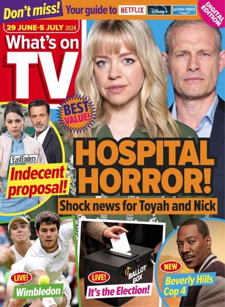 What’s on TV – 29 June 2024 Cover