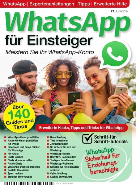 WhatsApp fur Einsteiger – Juni 2024 Cover