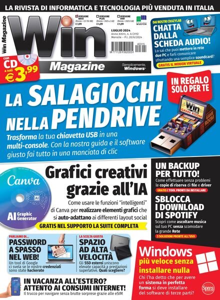 Win Magazine – Luglio 2024 Cover