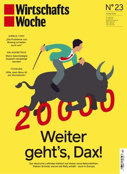 Wirtschaftswoche – 31 Mai 2024 Cover