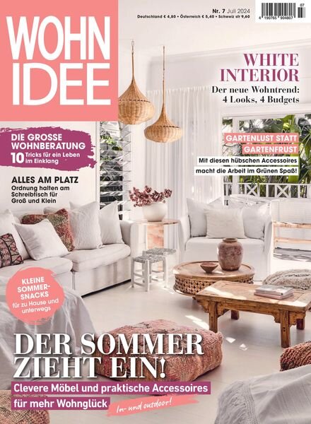 Wohnidee – Juli 2024 Cover