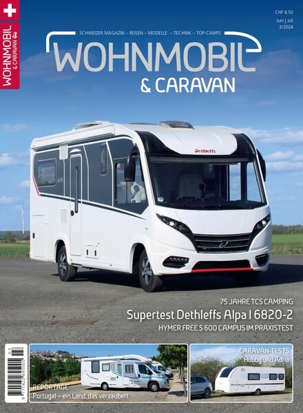 Wohnmobil & Caravan – Juni-Juli 2024 Cover