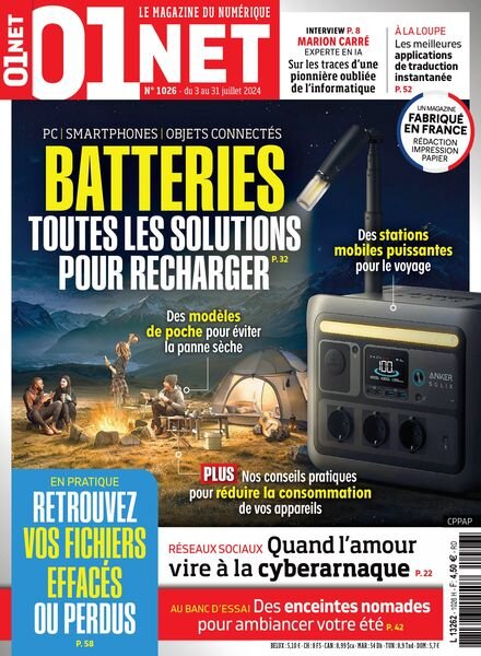 01net – 3 Juillet 2024 Cover