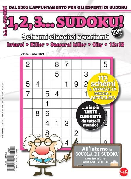 123 Sudoku – Luglio 2024 Cover