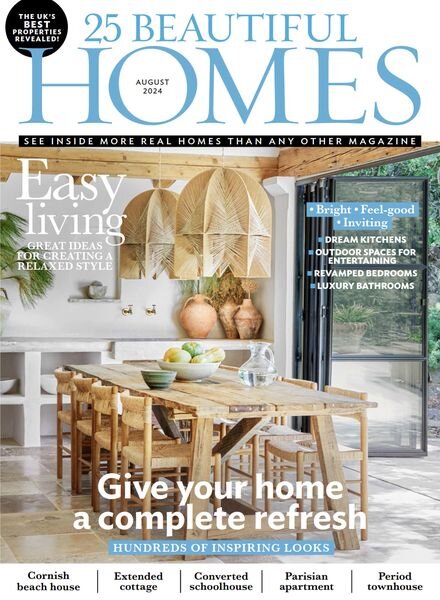 25 Beautiful Homes – August 2024 Cover