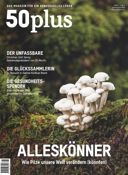 50plus Switzerland – Juli-August 2024 Cover