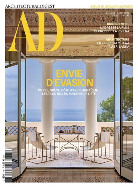 AD Architectural Digest France – Juillet-Aout 2024 Cover