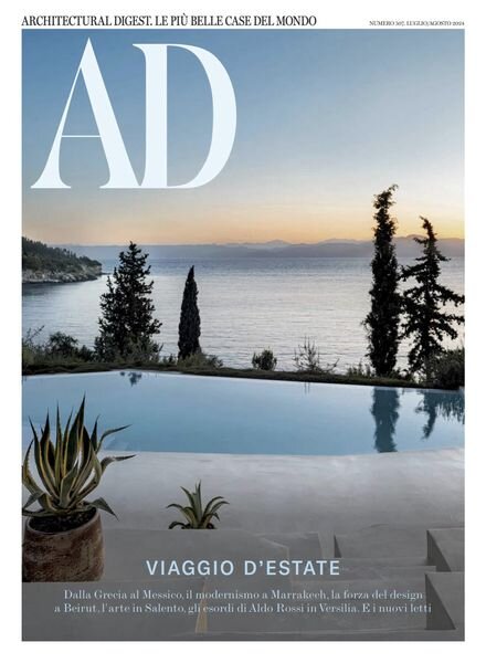 AD Architectural Digest Italia – Luglio-Agosto 2024 Cover