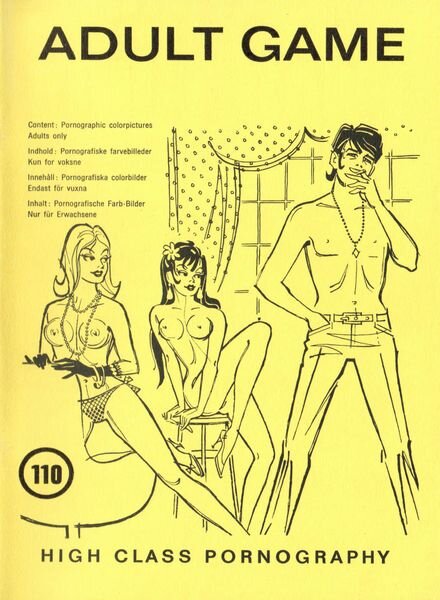 Adult Game – Nr. 110, 1970 Cover
