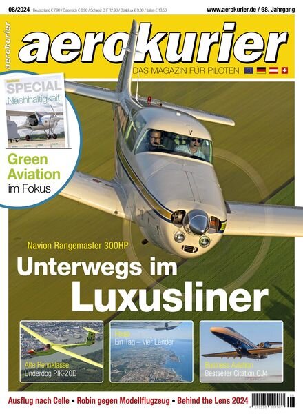 Aerokurier Germany – August 2024 Cover