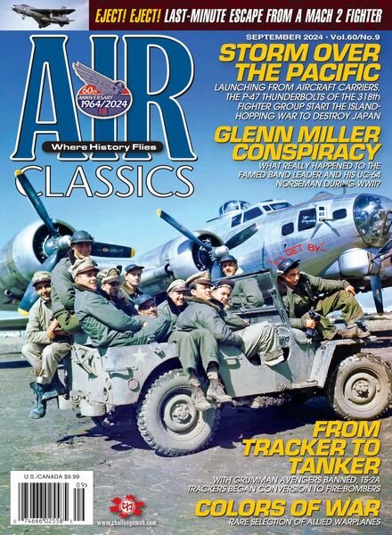 Air Classics Where History Flies! – September 2024 Cover