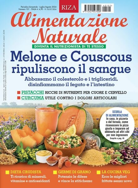 Alimentazione Naturale – Luglio-Agosto 2024 Cover