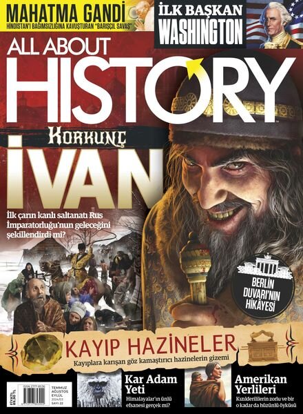 All About History Turkiye – Temmuz 2024 Cover