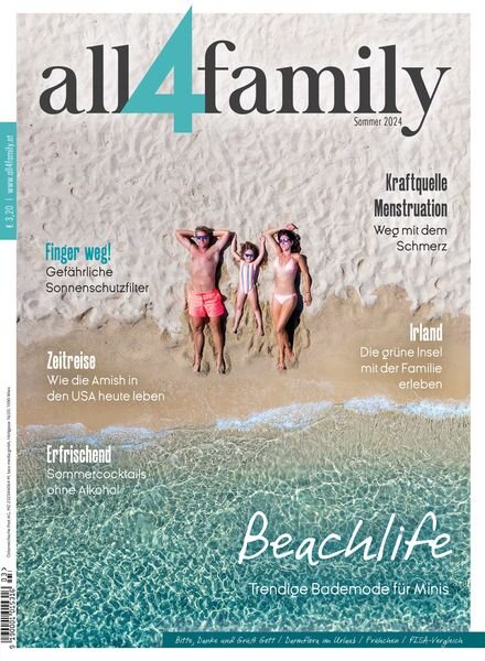 all4family – Sommer 2024 Cover