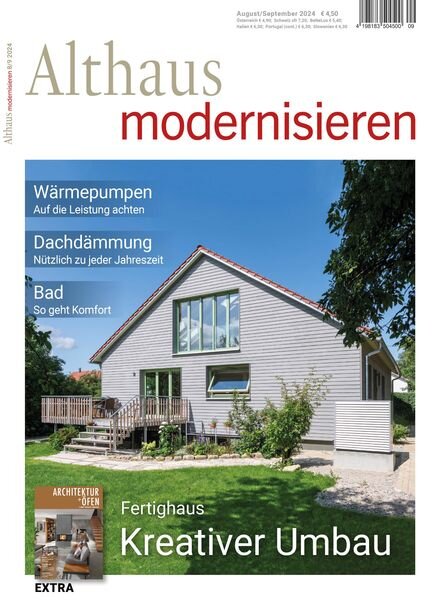 Althaus Modernisieren – August-September 2024 Cover