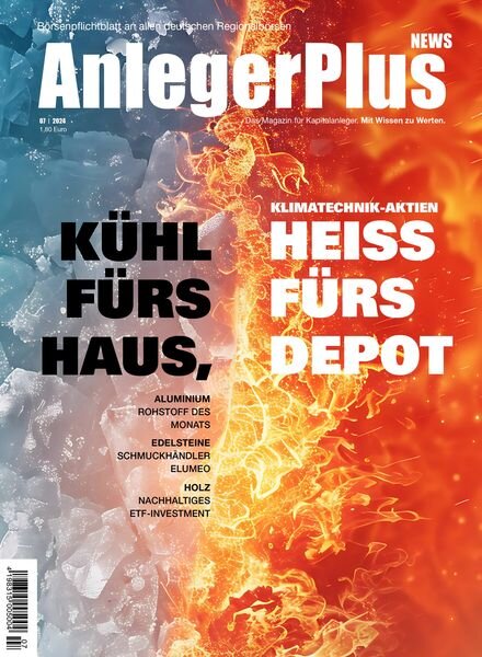 AnlegerPlus News – Juli 2024 Cover