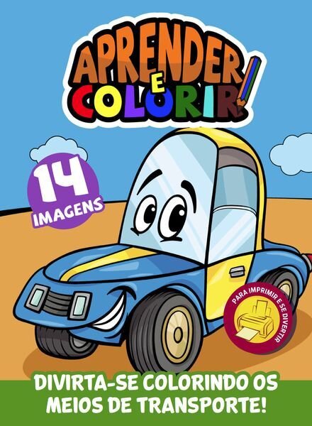 Aprender e Colorir – 1 Julho 2024 Cover