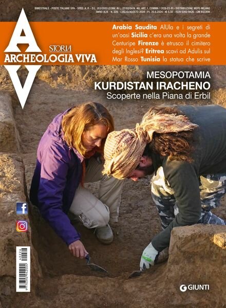Archeologia Viva – Luglio-Agosto 2024 Cover