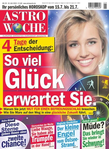 Astrowoche – 10 Juli 2024 Cover