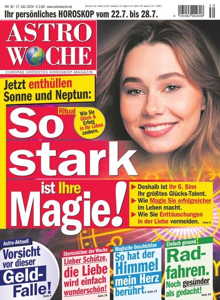 Astrowoche – 17 Juli 2024 Cover
