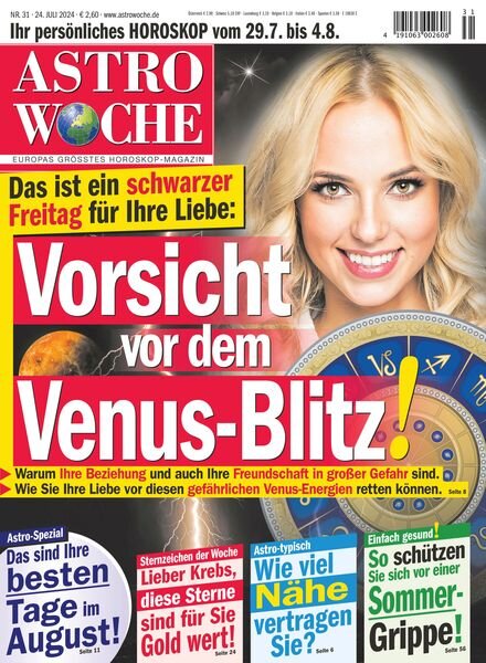 Astrowoche – 24 Juli 2024 Cover