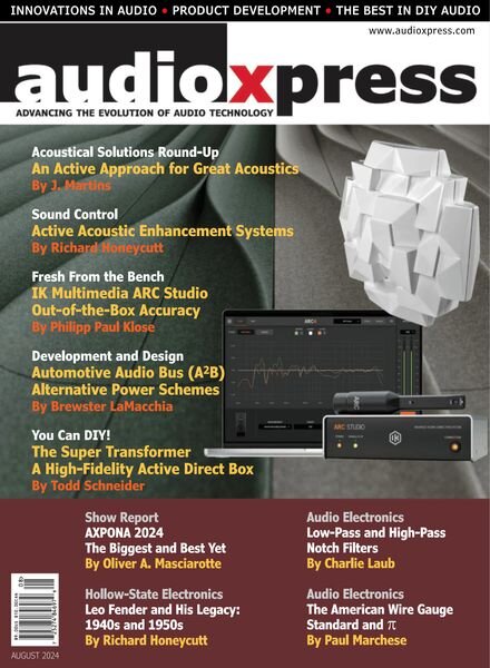 audioXpress – August 2024 Cover