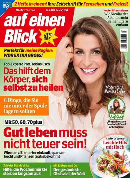 Auf Einen Blick – 27 Juni 2024 Cover