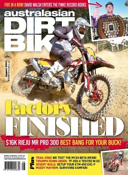 Australasian Dirt Bike – Issue 539 – August 2024 Cover