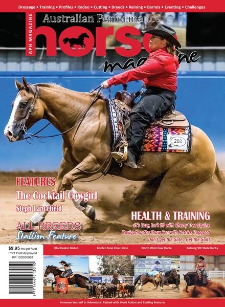 Australian Performance Horse Magazine – July-August 2024 Cover