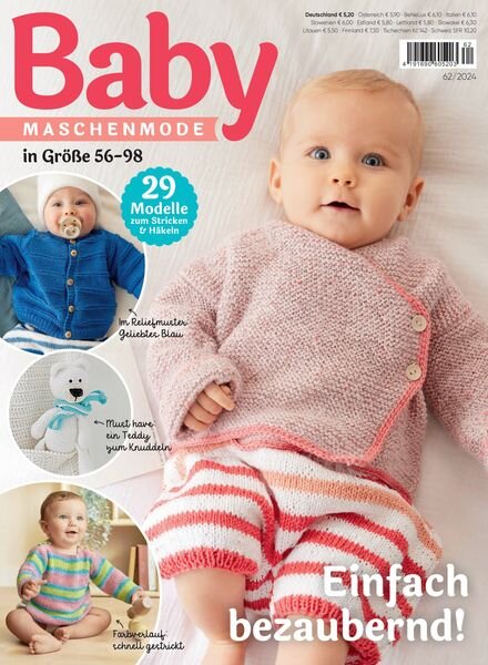 Baby Maschenmode – Juli 2024 Cover