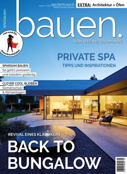 bauen – August-September 2024 Cover