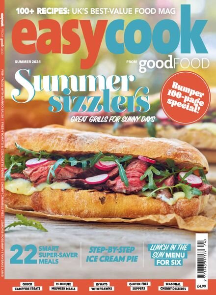 BBC Easy Cook UK – Summer 2024 Cover