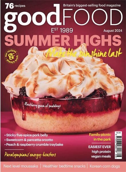 BBC Good Food UK – August 2024 Cover