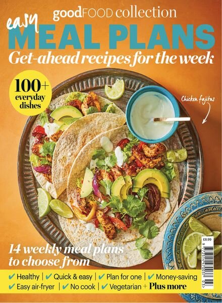BBC Good Food UK – Easy Meal planners – July 2024 Cover