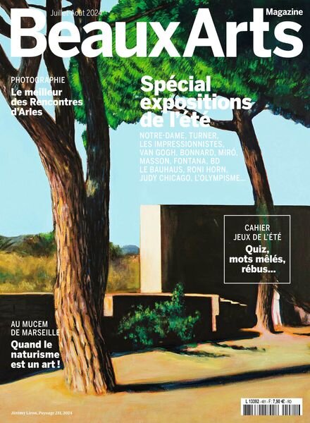 Beaux Arts – Juillet-aout 2024 Cover