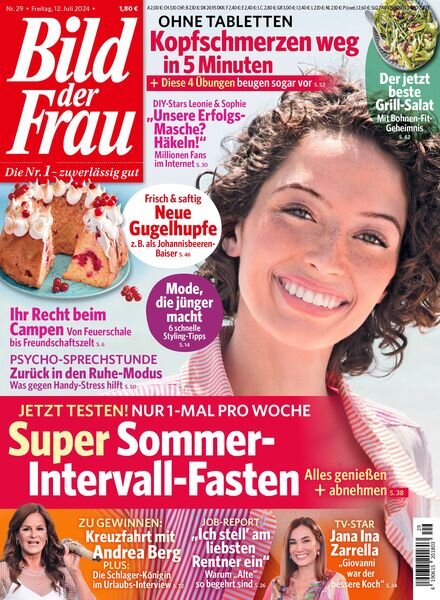 Bild der Frau – 12 Juli 2024 Cover