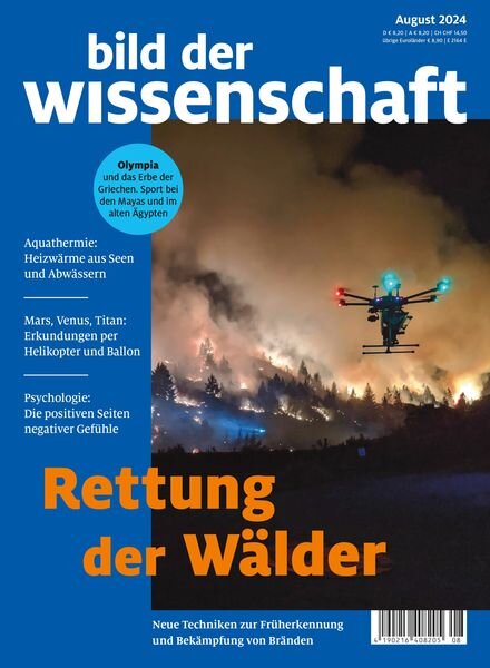 Bild der Wissenschaft – August 2024 Cover